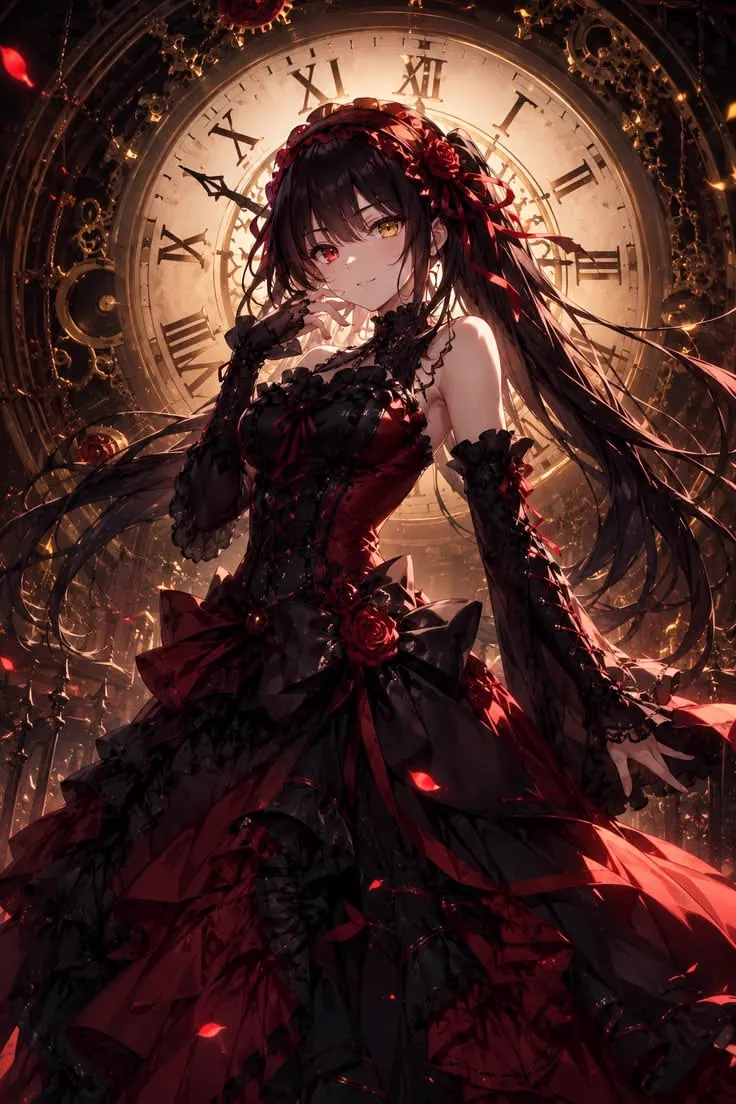 Kurumi Tokisaki, artwork from the local collection.