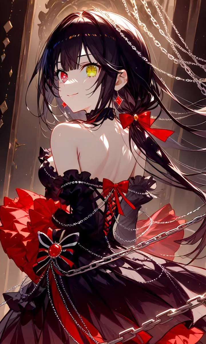 Kurumi Tokisaki, artwork from the local collection.